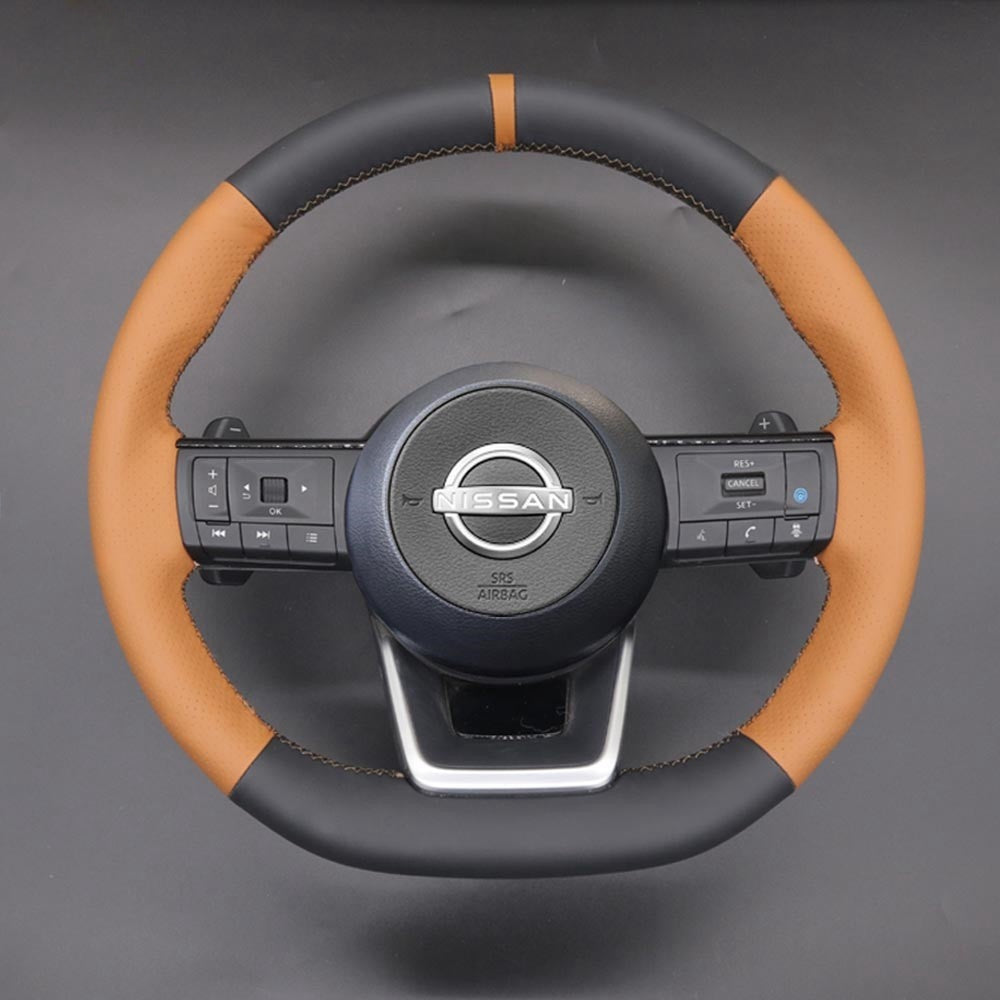 Steering Wheel Cover for Nissan Rogue Pathfinder Qashqai X-Trail 2021-2024