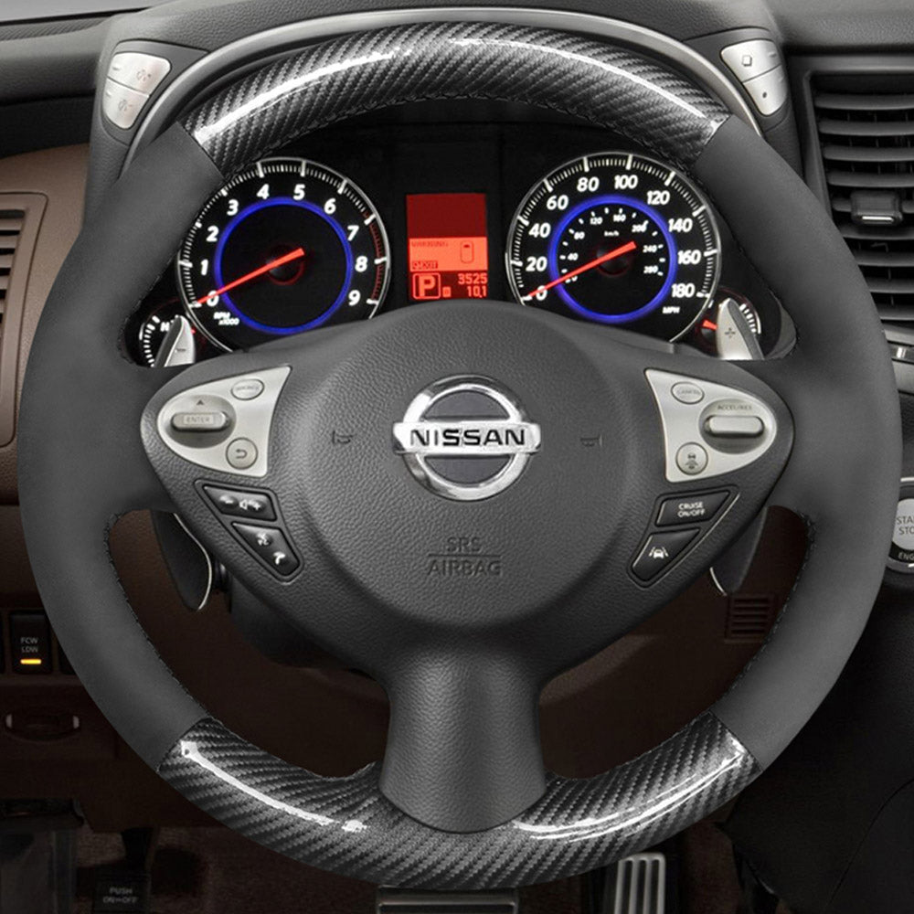 Steering Wheel Cover for Nissan Juke Note Maxima 370Z Sentra 2009-2020