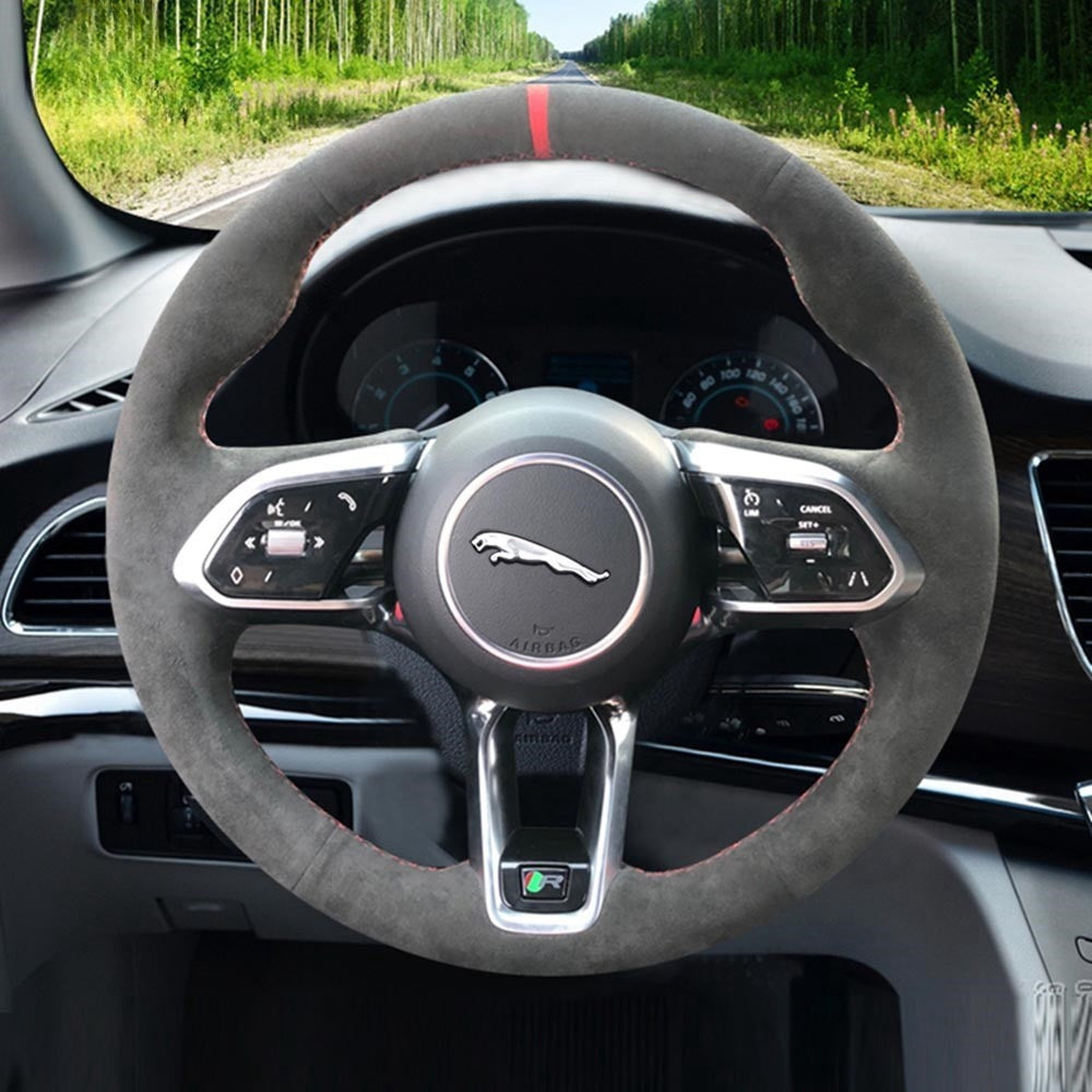 Steering Wheel Cover for Jaguar XE XF E-Pace F-Pace I-Pace 2018-2024