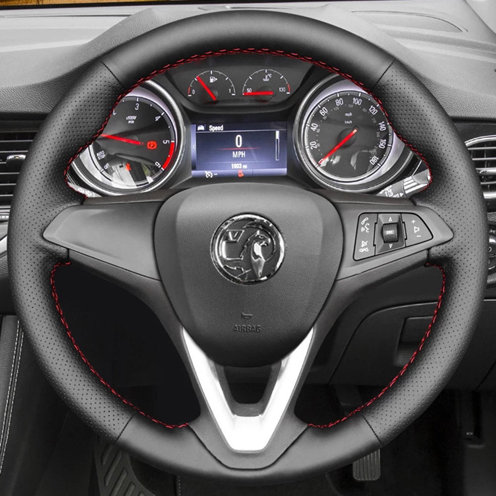 Steering Wheel Cover for Vauxhall Astra K Corsa E Crossland Grandland X Insignia Viva 2014-2021