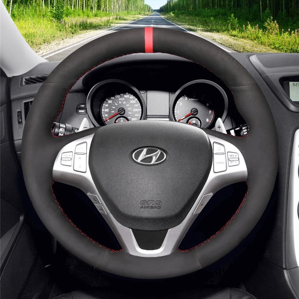 Steering Wheel Cover for Hyundai Genesis Rohens Coupe 2009-2016