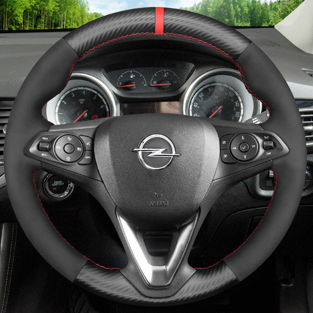 Steering Wheel Cover for Opel Astra K Corsa E Crossland X Insignia CT Karl Zafira 2014-2021