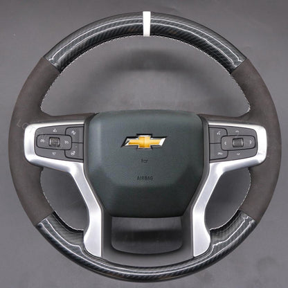 Steering Wheel Cover for Chevrolet Blazer Silverado Suburban Tahoe 2019-2024