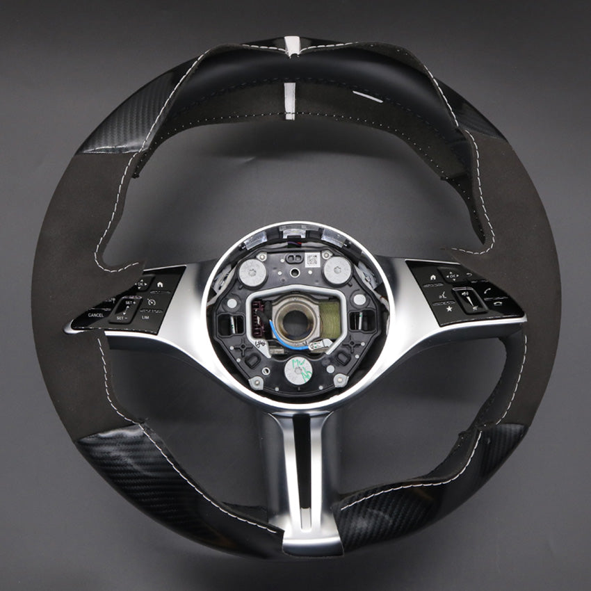 Steering Wheel Cover for Mercedes-Benz C-Class EQE B-Class CLA-Class GLC-Class 2021-2024