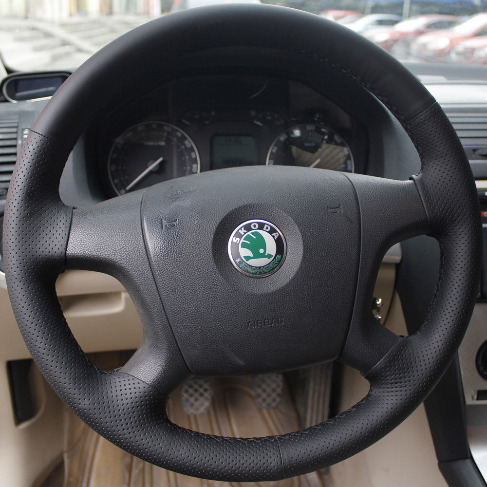 Steering Wheel Cover for Skoda Fabia Octavia Roomster Superb 2004-2009