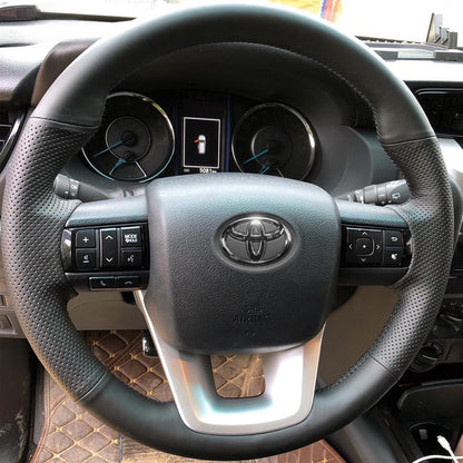 Steering Wheel Cover for Toyota Hilux Fortuner Land Cruiser 2015-2024