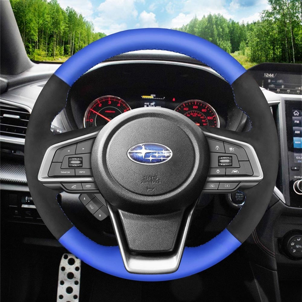 Steering Wheel Cover for Subaru Forester Ascent Crosstrek Impreza Legacy Outback 2018-2020