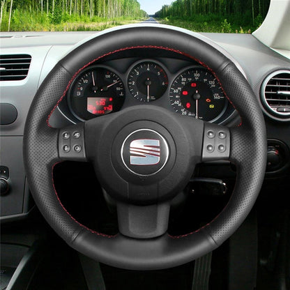 Steering Wheel Cover for Seat Leon MK2 1P Ibiza 6L Altea XL Toledo 2004-2009