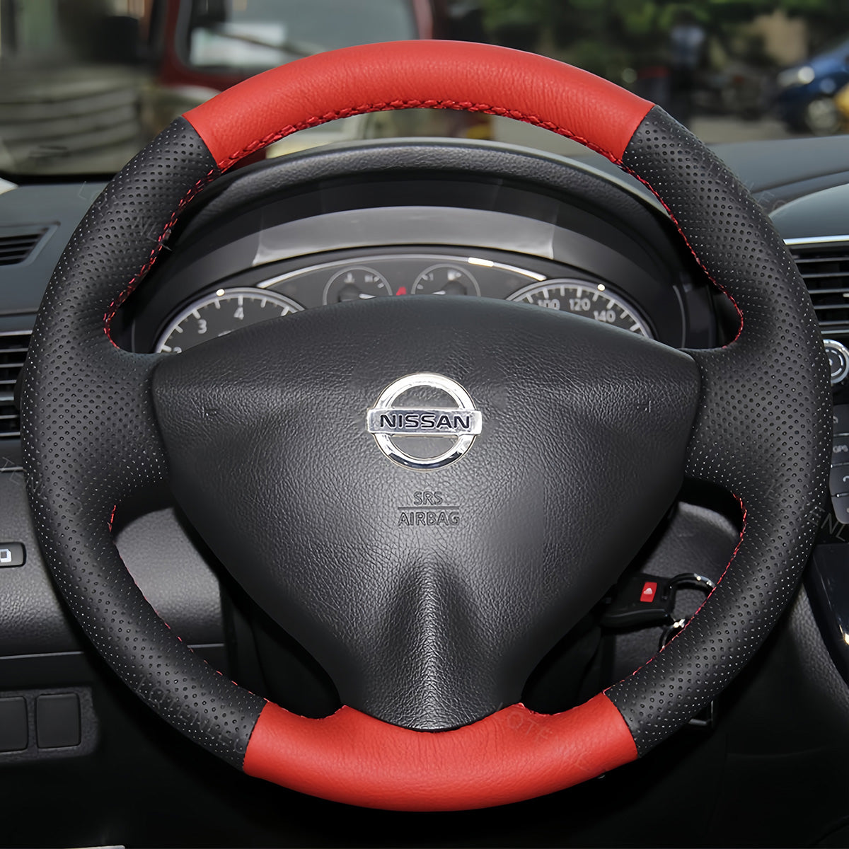 Steering Wheel Cover for Nissan Sentra Versa Note Serena Tiida 2011-2020