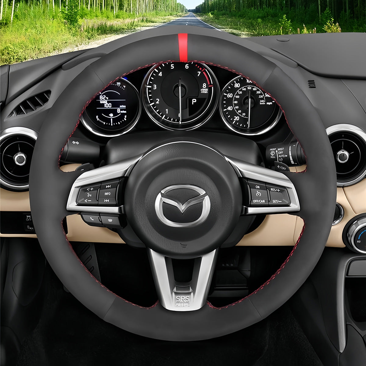 Steering Wheel Cover for Mazda MX-5 2016-2023