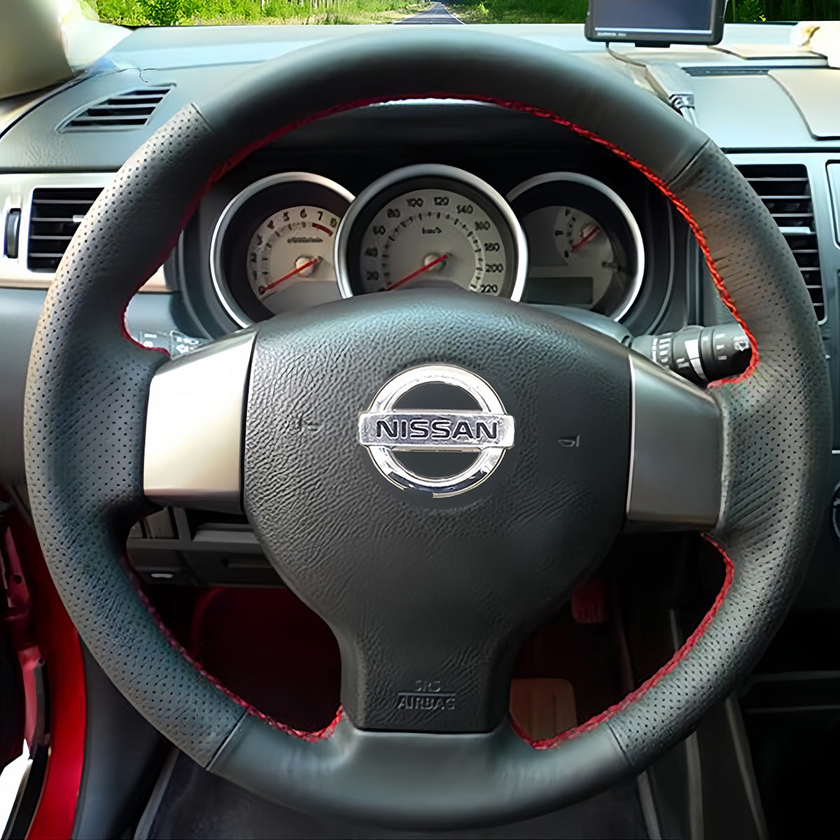 Steering Wheel Cover for Nissan Tiida Bluebird Sylphy Versa Note 2005-2013
