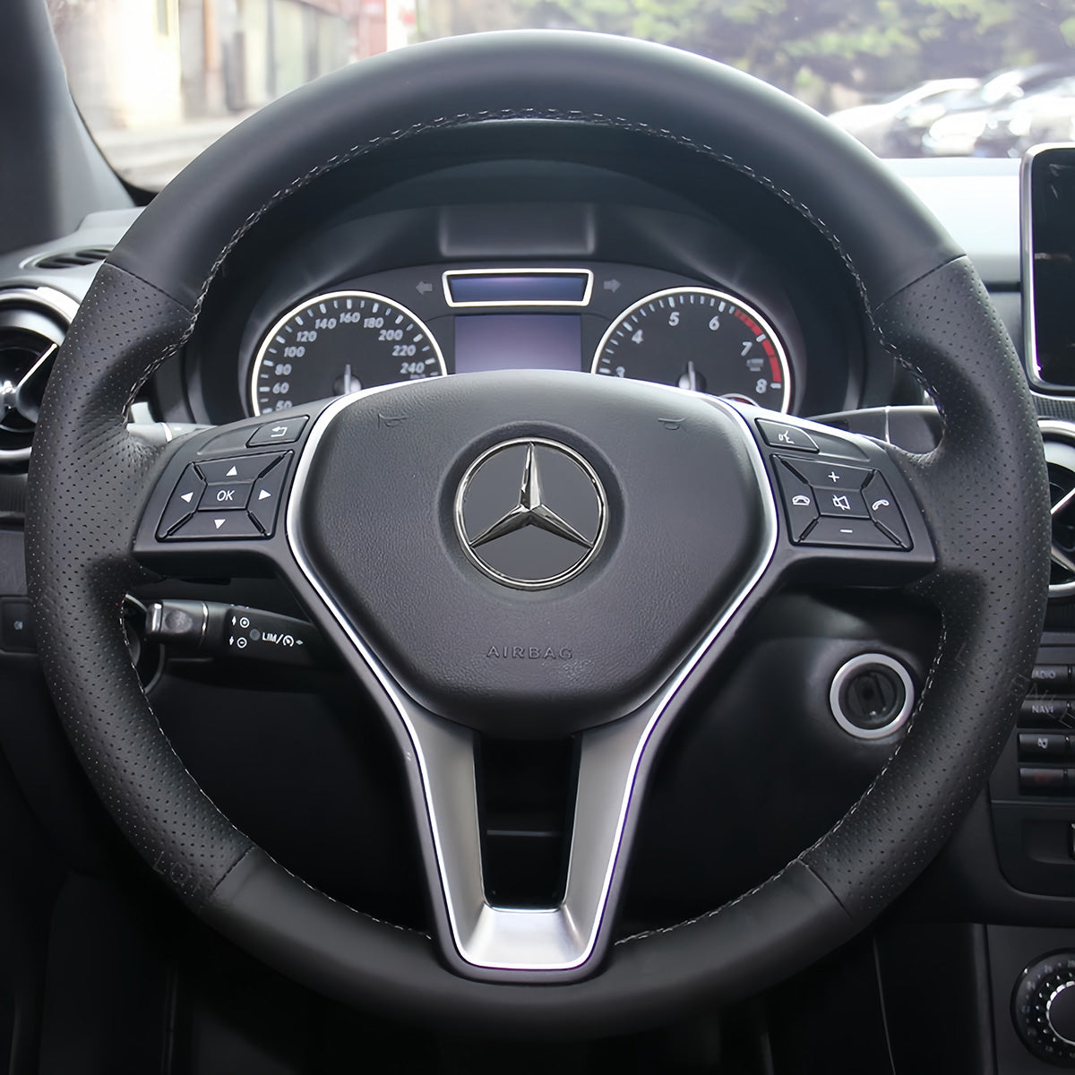 Steering Wheel Cover for Mercedes-Benz W246 W204 C117 C218 W212 X156 X204