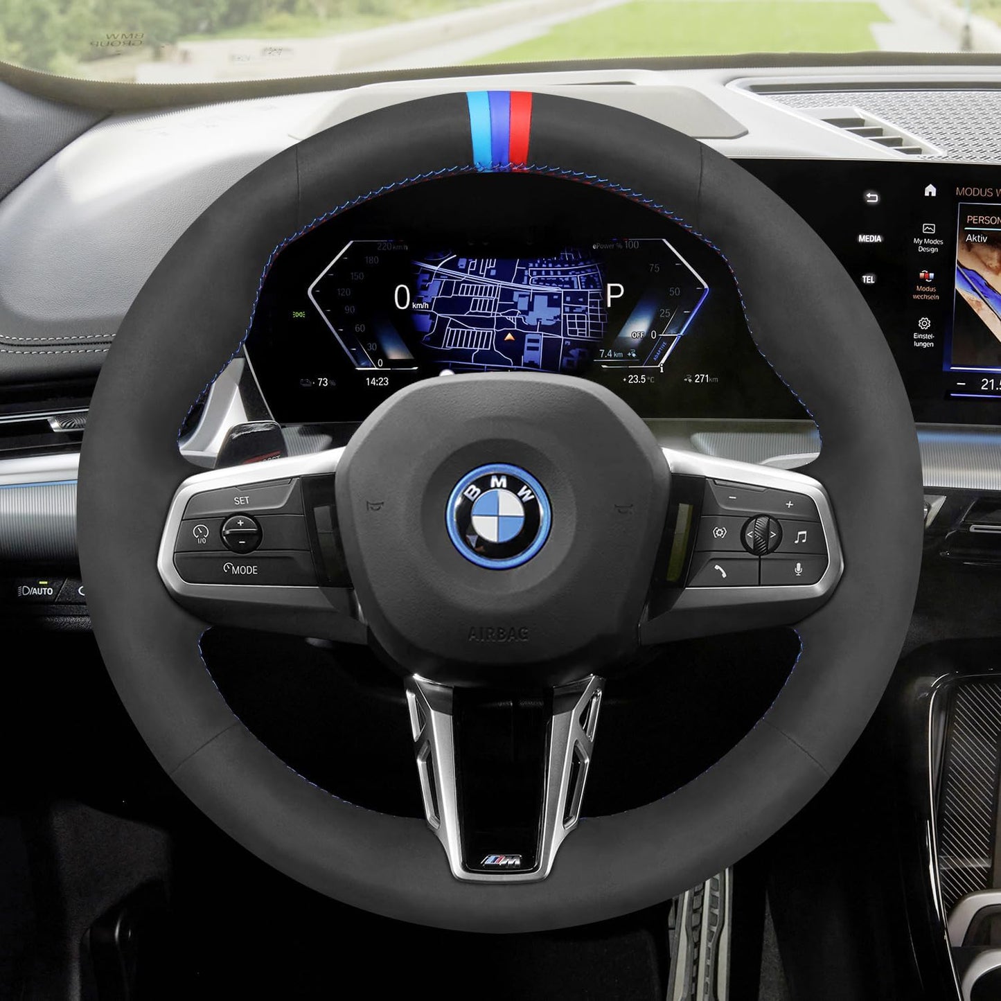 Steering Wheel Cover for BMW 2 Series X1 iX1 U11 X2 iX2 U10 2022-2024