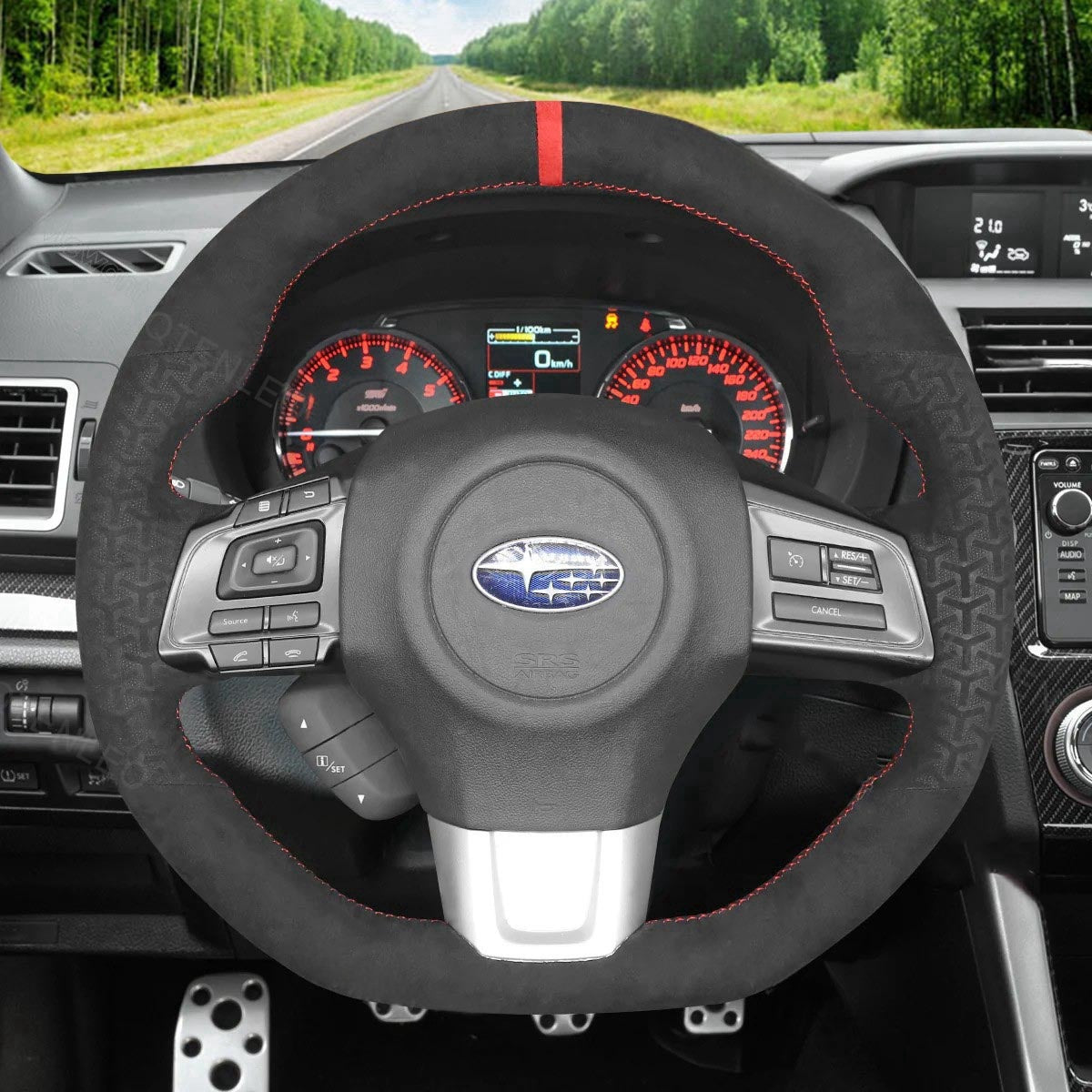 Steering Wheel Cover for Subaru WRX STI Levorg 2014-2021