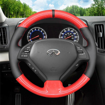 Steering Wheel Cover for Infiniti G25 G35 G37 EX30 EX35 EX37 Q40 Q60 QX50 / Nissan Skyline