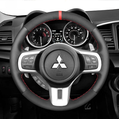 Steering Wheel Cover for Mitsubishi Lancer Evolution EVO 10 X Ralliart 2008-2015