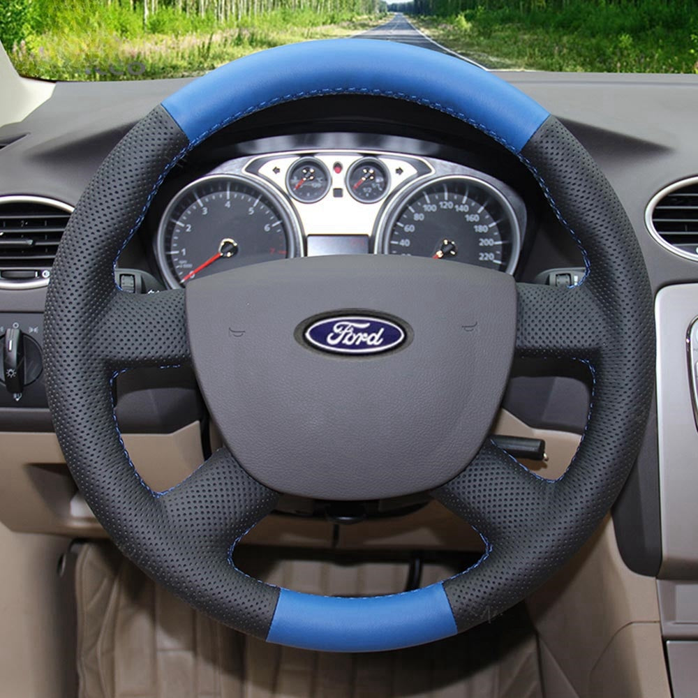 Steering Wheel Cover for Ford Focus C-Max Tourneo Transit Connect 2004-2013