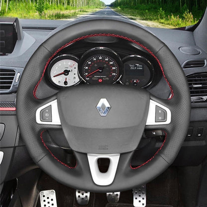 Steering Wheel Cover for Renault Megane Scenic 3 Grand Scenic Kangoo 2 Fluence ZE 2008-2020