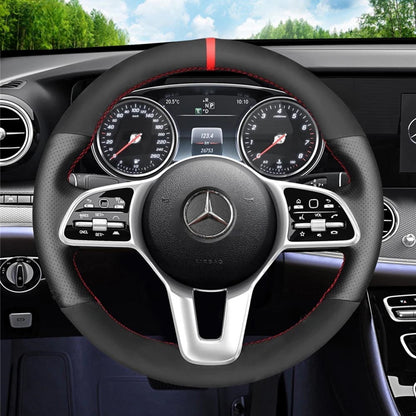 Steering Wheel Cover for Mercedes-Benz W177 W205 C118 C257 W213 W463 H247 X243 Sprinter