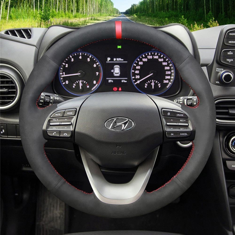 Steering Wheel Cover for Hyundai Kona 2017-2023