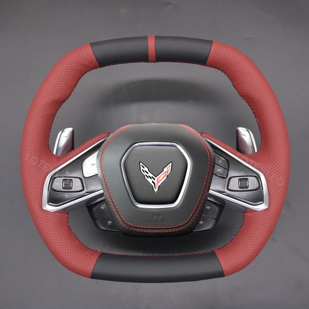 Steering Wheel Cover for Chevrolet Corvette C8 2020-2024