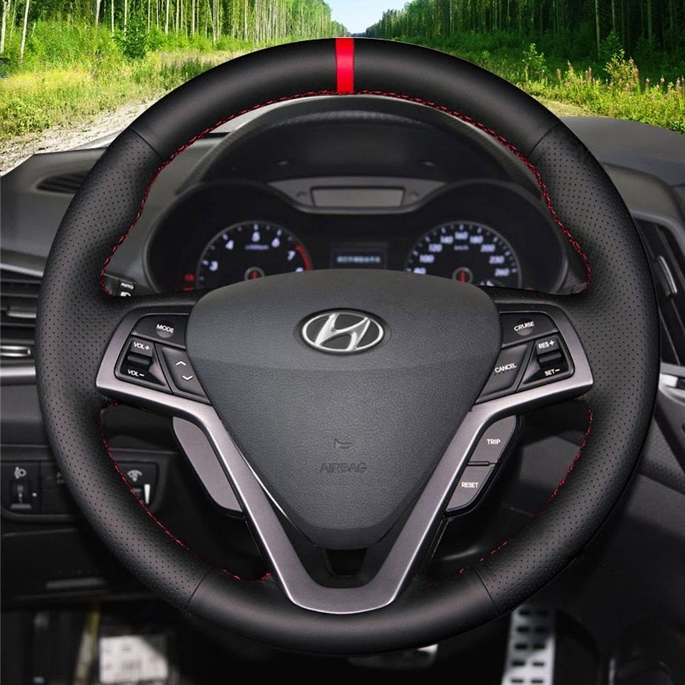 Steering Wheel Cover for Hyundai Veloster 2011-2017