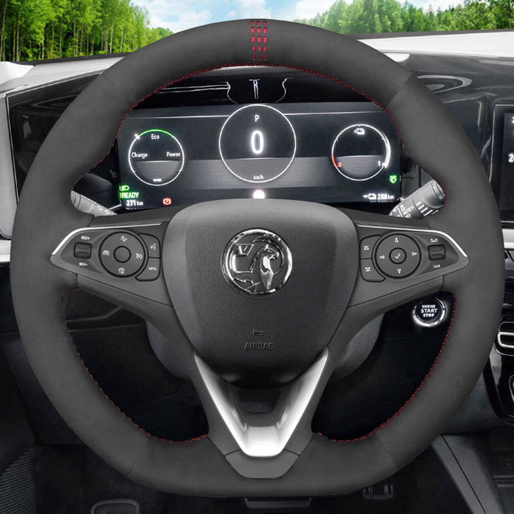Steering Wheel Cover for Vauxhall Astra Corsa Combo Grandland X Insignia Mokka 2015-2021