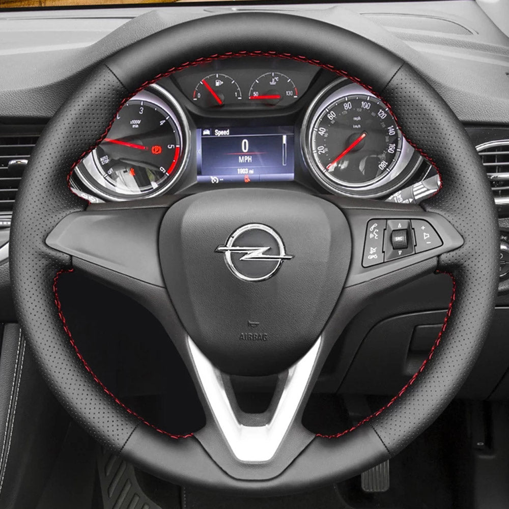 Steering Wheel Cover for Opel Astra K Corsa E Crossland X Insignia CT Karl Zafira 2014-2021