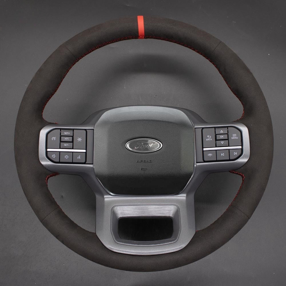 Steering Wheel Cover for Ford F150 F-150 F250 F350 F-350 F450 F-450 Expedition 2021-2024