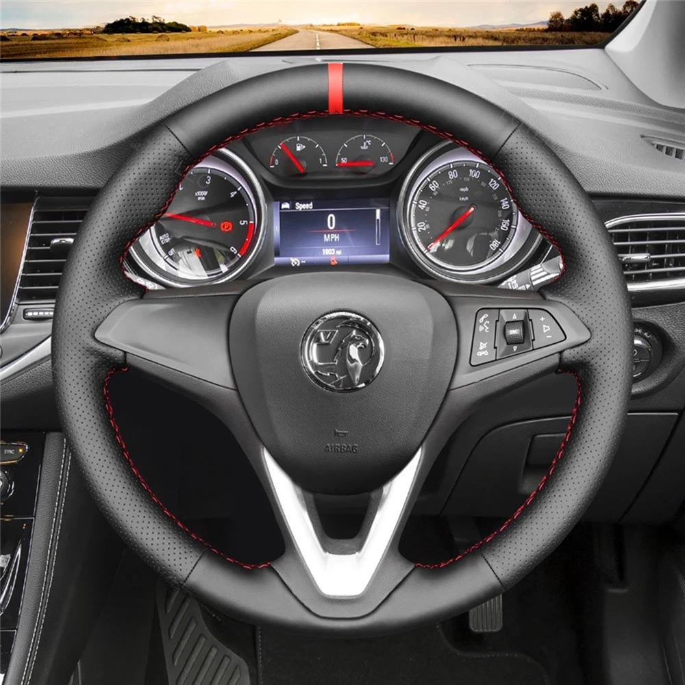 Steering Wheel Cover for Opel Vauxhall Astra K Corsa E Crossland Grandland X Insignia CT Karl Zafira / Holden Astra Calais Commodore