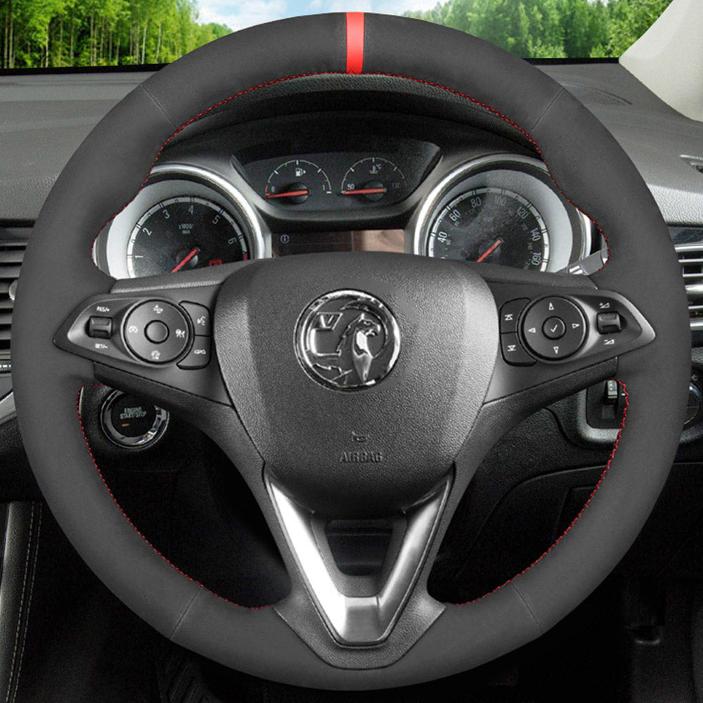 Steering Wheel Cover for Vauxhall Astra K Corsa E Crossland Grandland X Insignia Viva 2014-2021