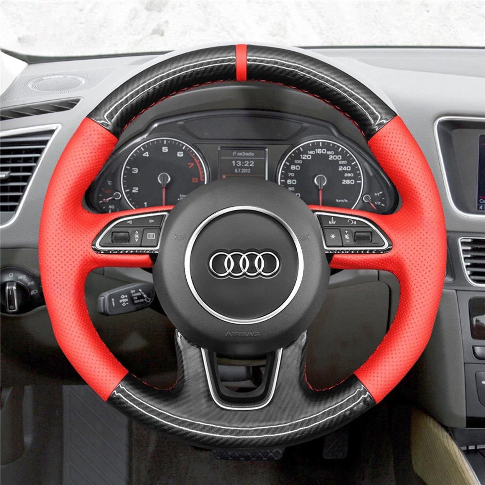 Steering Wheel Cover for Audi Q3 Q5 Q7 SQ5 2011-2018