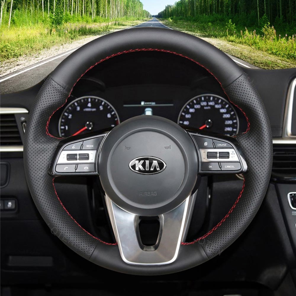 Steering Wheel Cover for Kia K5 Forte Optima Seltos Ceed Cerato Proceed Xceed 2018-2022