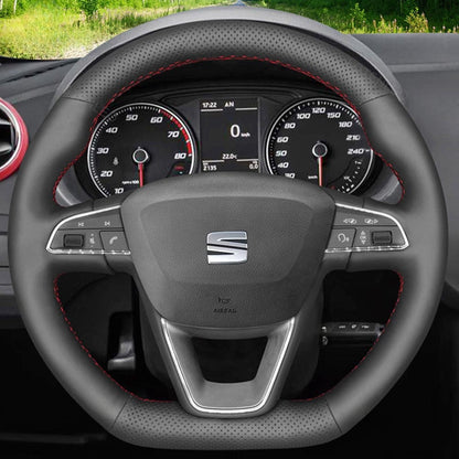 Steering Wheel Cover for SEAT Leon FR CUPRA Ibiza Alhambra Arona Ateca Toledo 2013-2022