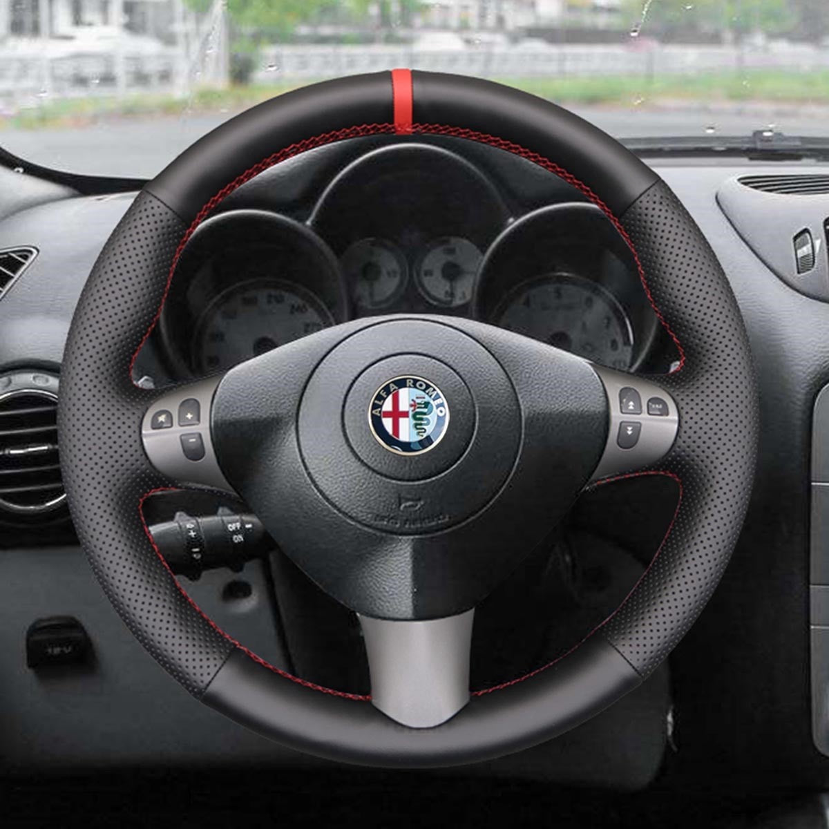 Steering Wheel Cover for Alfa Romeo 147 GT 2000-2010