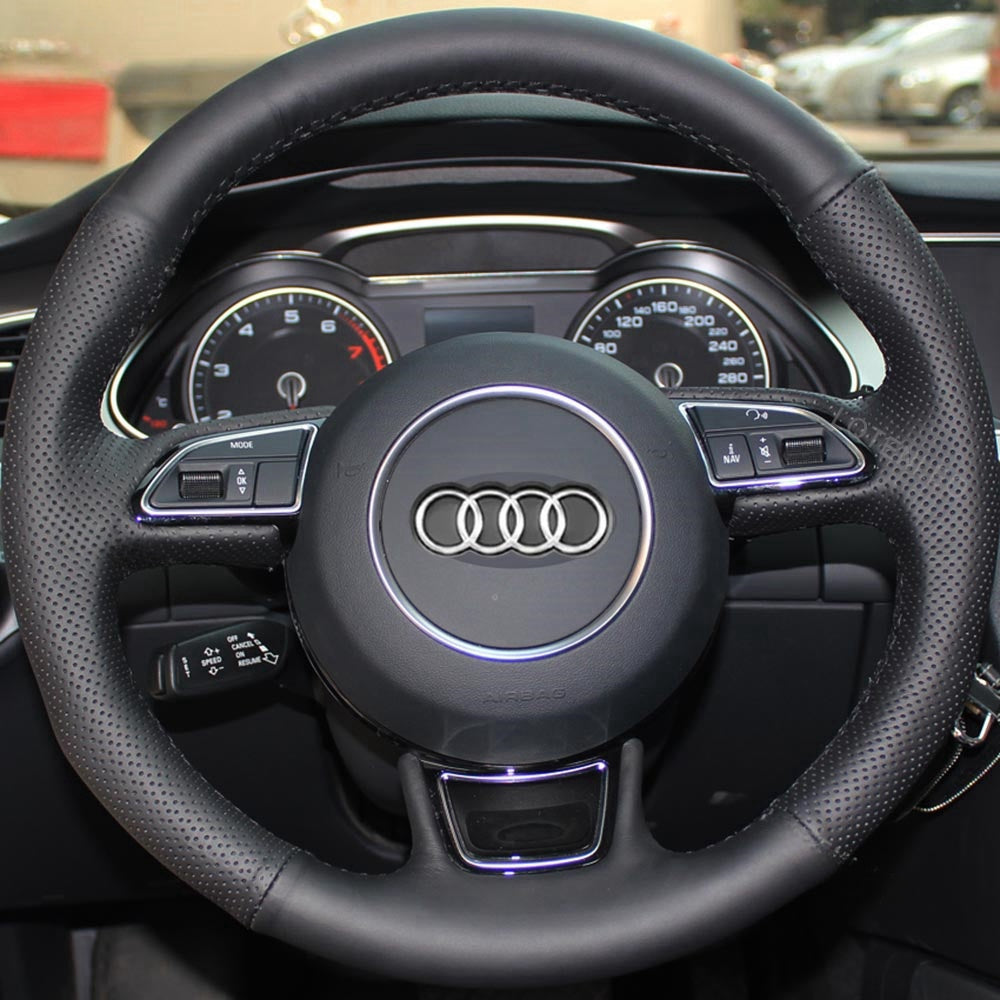 Steering Wheel Cover for Audi A3 A4 A5 A6 A7 Allroad RS S6 S7 S8