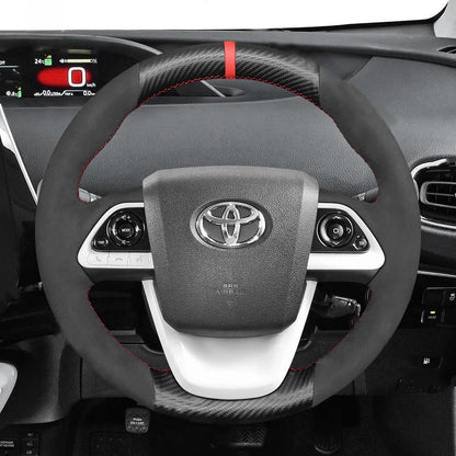 Steering Wheel Cover for Toyota Prius IV XW50 Prius Prime Mirai 2015-2024