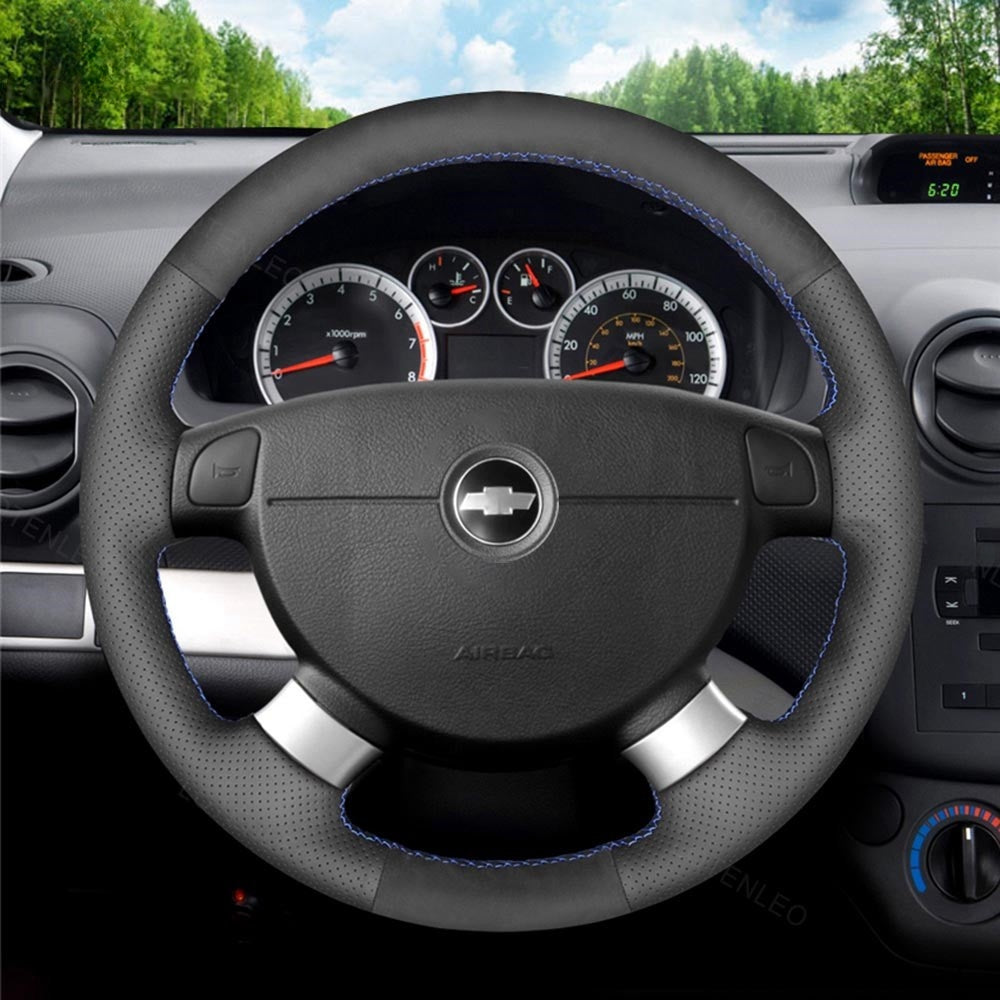 Steering Wheel Cover for Chevrolet Aveo Kalos Lacetti Nubira / Holden Barina Viva / Pontiac G3