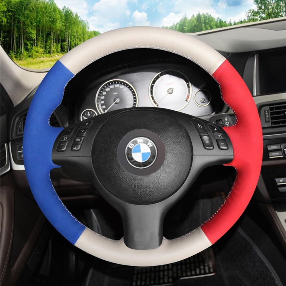 Steering Wheel Cover for BMW M Sport 330i 330Ci 530i 540i 525i M3 M5 E39 E46