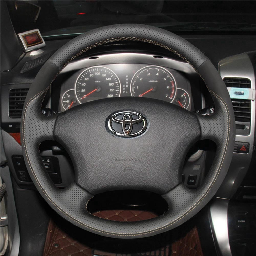 Steering Wheel Cover for Toyota 4Runner Land Cruiser Prado Camry Estima Highlander Sequoia Sienna Tacoma Tundra Kluger Lexus LS400 GX GX470