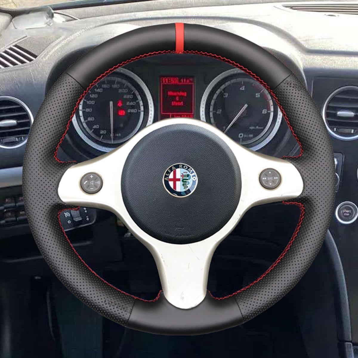 Steering Wheel Cover for Alfa Romeo 159 Brera Spider 2006-2012