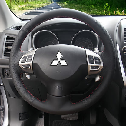 Steering Wheel Cover for Mitsubishi i-MiEV Lancer 9 IX Lancer Sportback Outlander Sport RVR ASX Colt L200 Triton