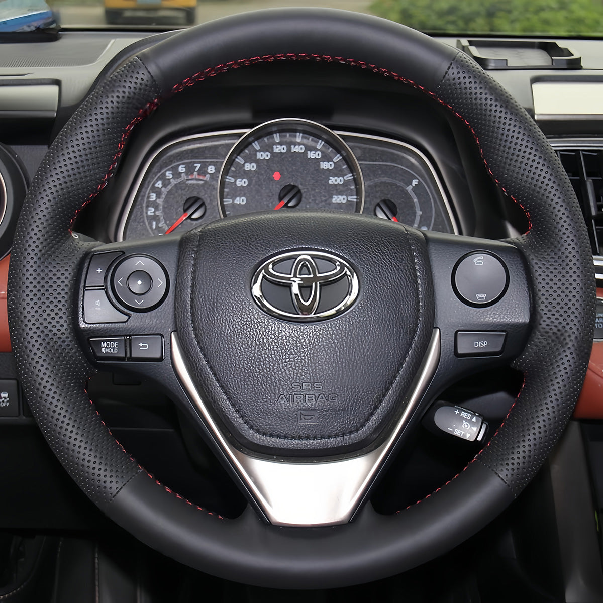 Steering Wheel Cover for Toyota RAV4 Corolla Corolla iM Auris Isis Scion iM 2012-2019