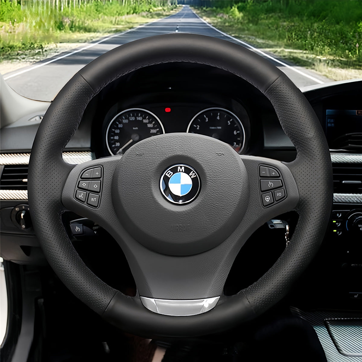 Steering Wheel Cover for BMW X3 E83 2007-2010 X5 E53 2000-2006