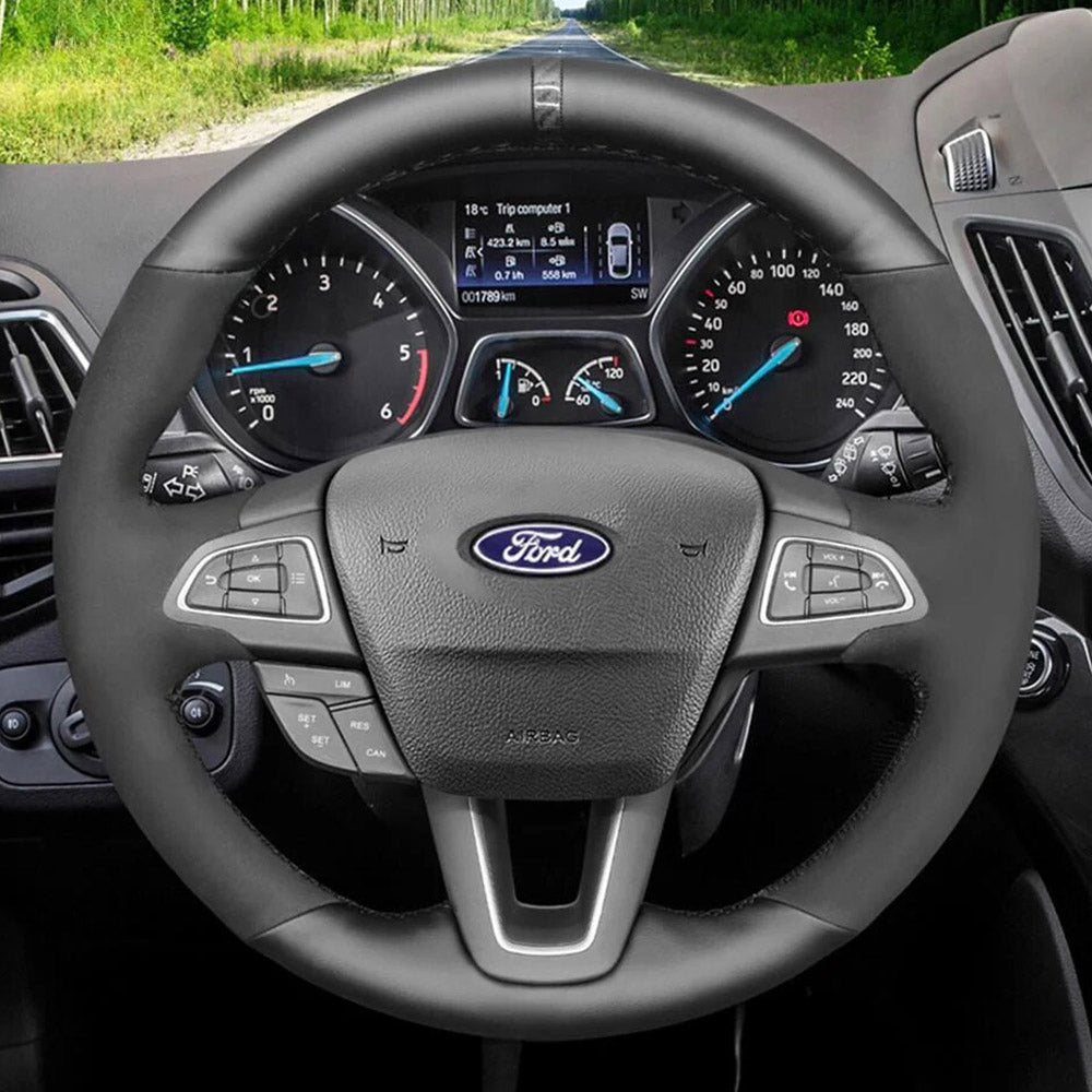 Lenkradbezug für Ford Focus Kuga Escape Grand C-Max Ecosport 2015-2022