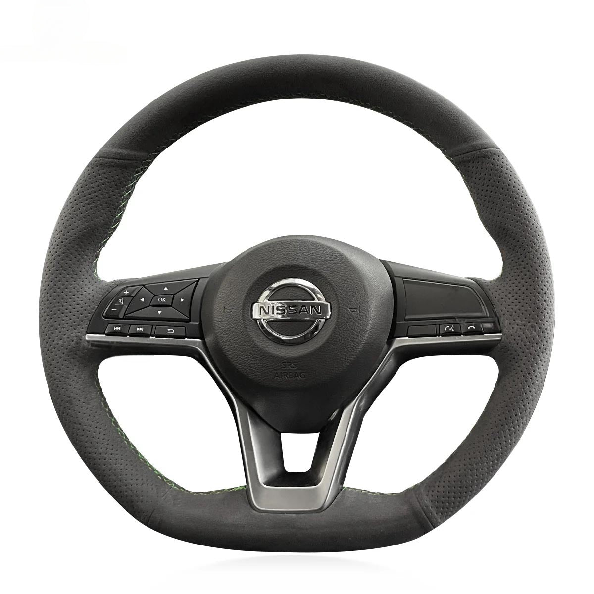 Lenkradbezug für Nissan Altima Kicks Leaf Rogue Sentra Versa Qashqai X-Trail Juke Micra 2016-2024
