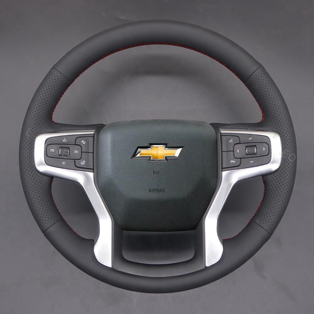 Steering Wheel Cover for Chevrolet Blazer Silverado Suburban Tahoe 2019-2024