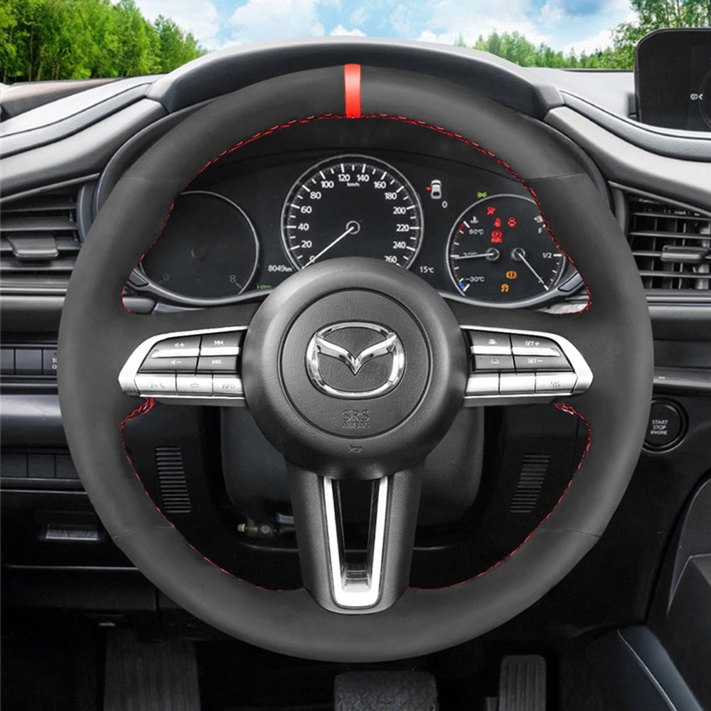 Steering Wheel Cover for Mazda 3 Axela CX-30 CX30 2019-2020