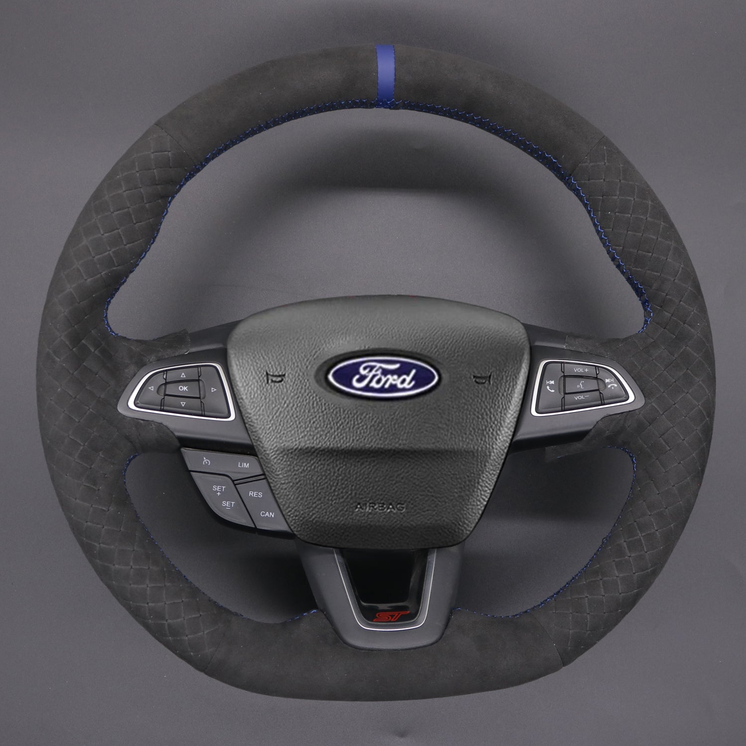 Steering Wheel Cover for Ford Focus ST Focus ST-Line Focus RS Ecosport ST-Line Kuga Escape