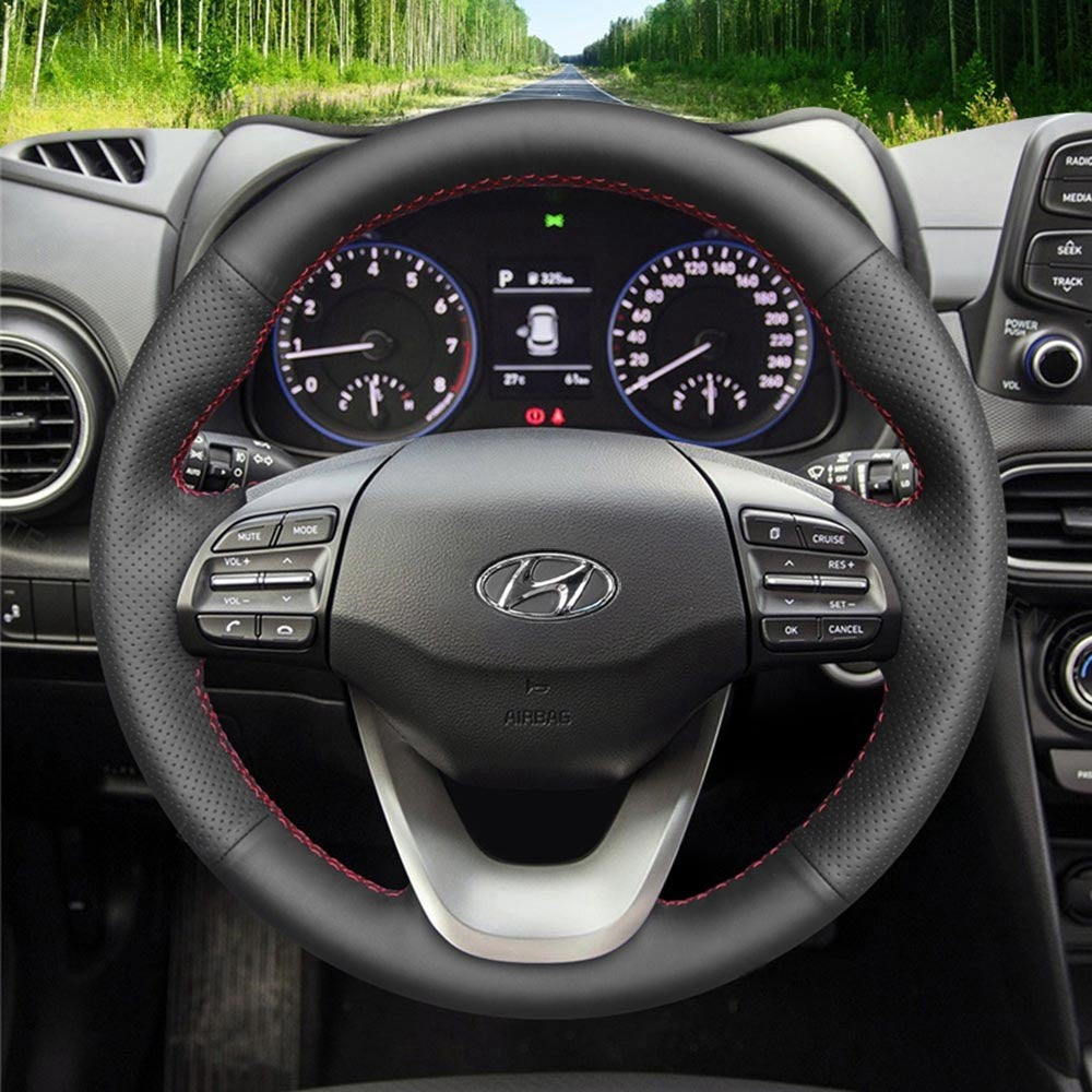 Steering Wheel Cover for Hyundai Kona 2017-2023